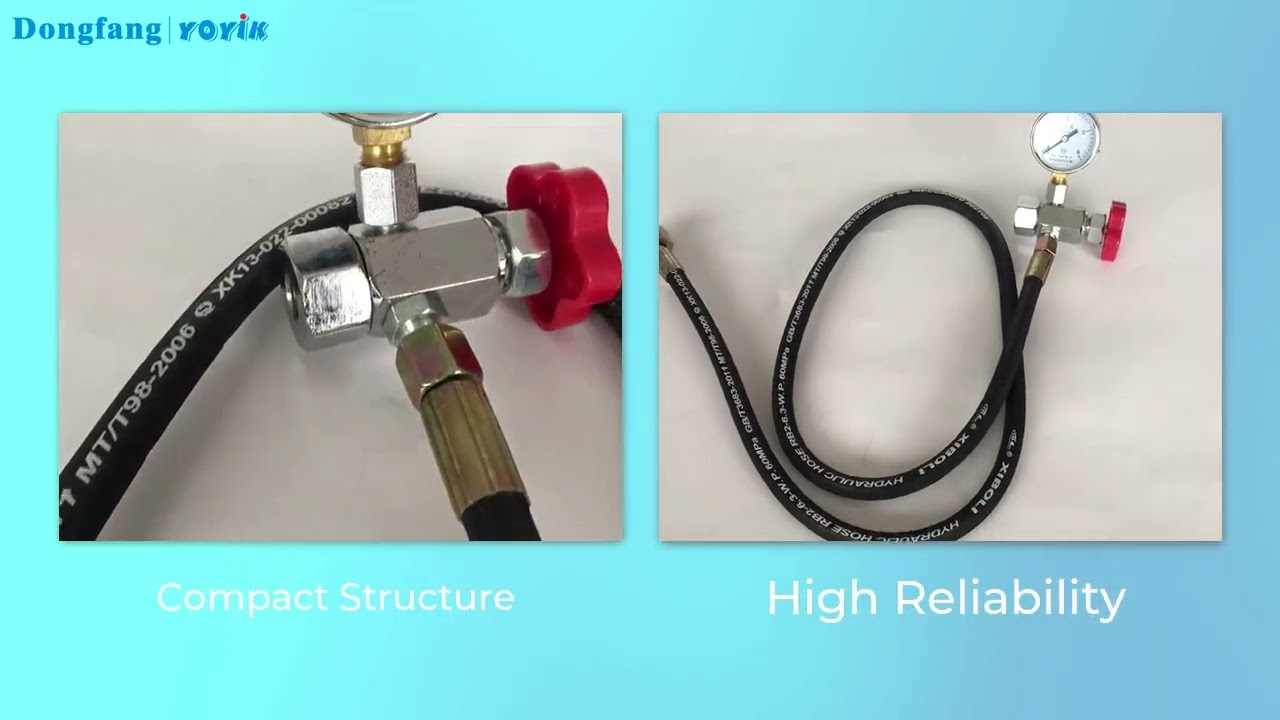 Accumulator Nitrogen Charging Tool CQJ-16 Accumulator Fill Tool Hydraulic Gas Charger