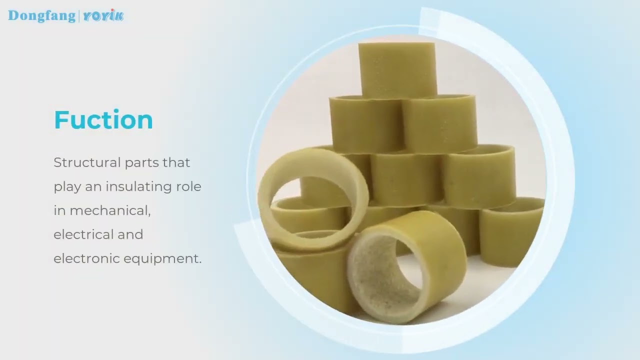 Customized Epoxy Fiberglass Sleeve Electrical Insulation Glass Fiber Tube Manufacturers From China