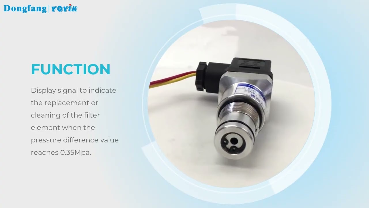 Differential Pressure Transmitter CS-III Pressure Switch Filter Pressure Indicator