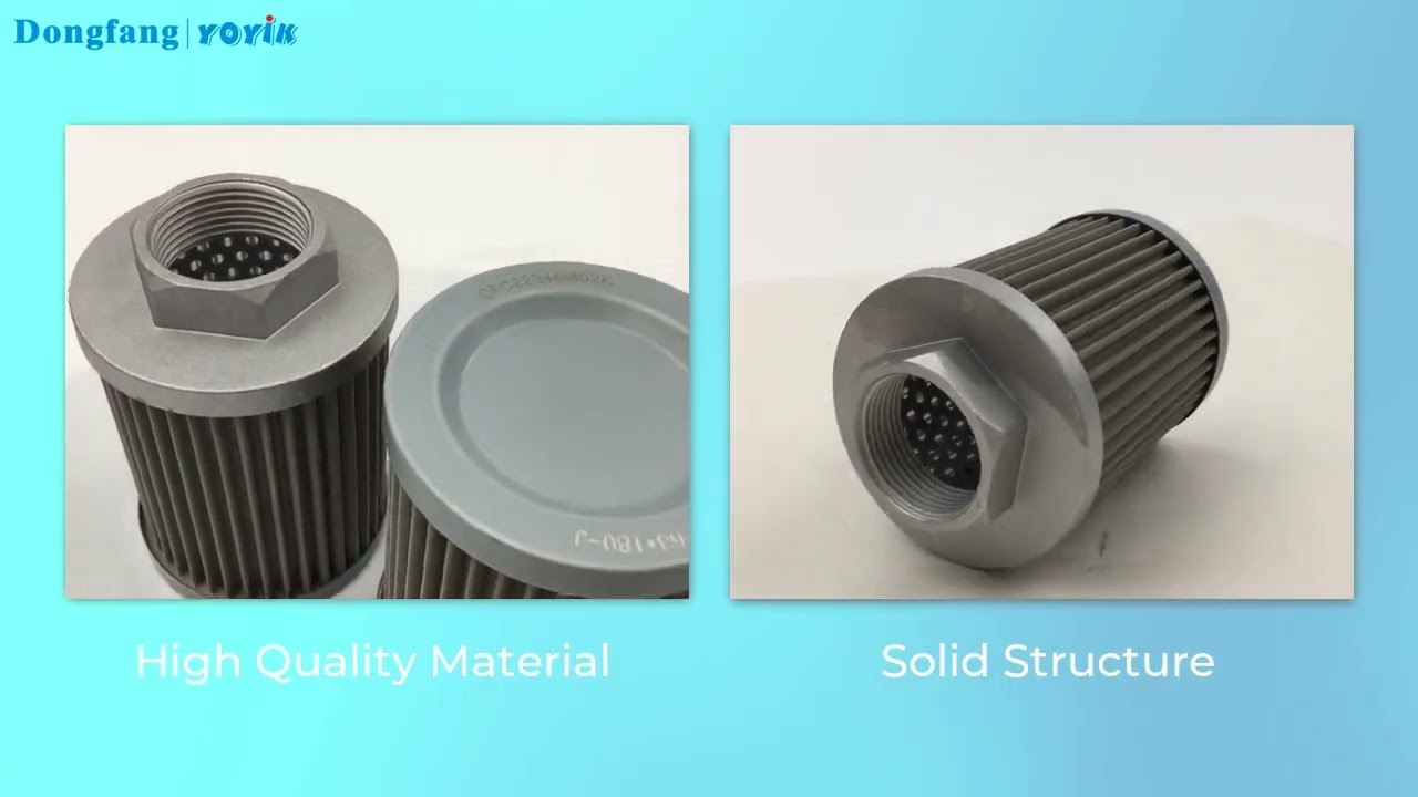 China Hydraulic Oil Suction Filter WU series Stainless Steel Filter Element