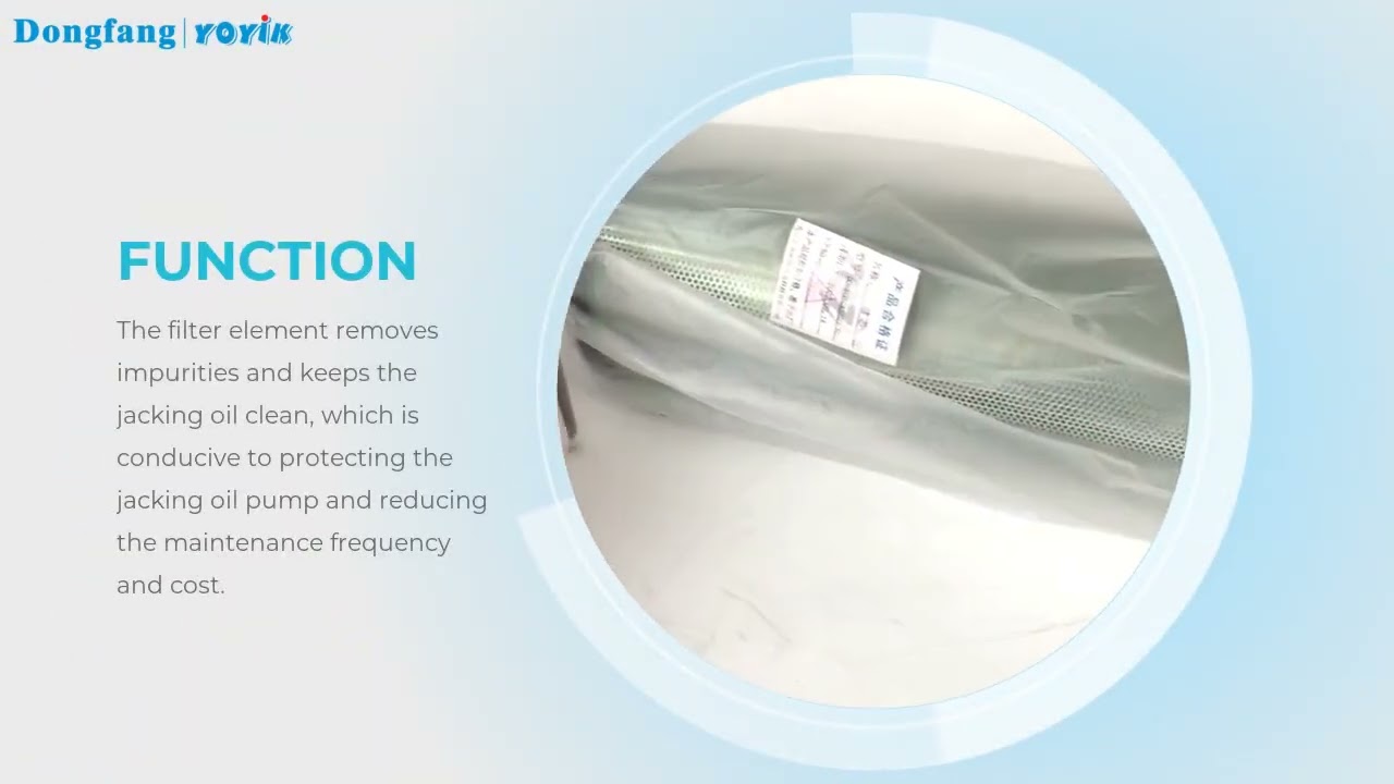 Jacking Oil Pump Suction Filter Element QF6803GA20H1.5C Steam Turbine Pump Inlet Filter Strainer